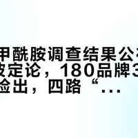 纸尿裤甲酰胺调查结果公布：119天风波定论，180品牌368批次均未检出，四路“检出”皆被证实方法不可靠