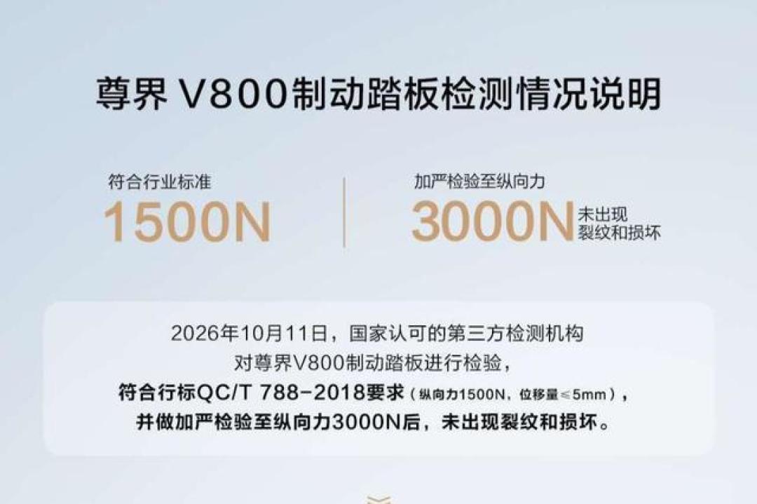 尊界的3000N「合格」报告查出来是真的:但样品谁挑的、力怎么加的,还没交代