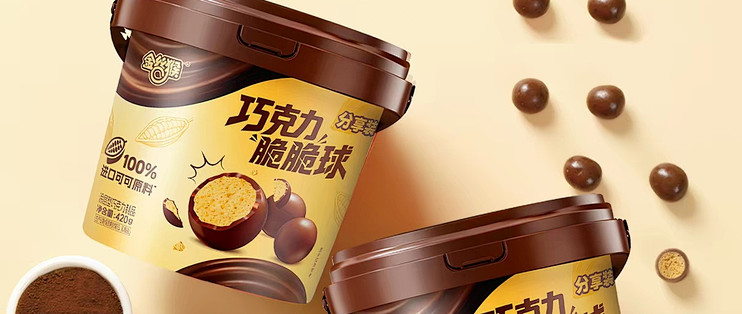 金丝猴纯可可脂麦丽素｜办公室日常零食真实分享