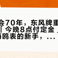 「广交会70年，东风牌重回展柜」撞上「今晚8点付定金」：双11想收海鸥表的新手，付定前先把质量、价梯、产品线这三本账对完