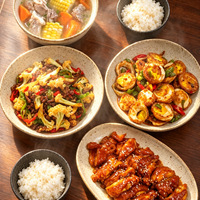标题：荤素搭配，营养均衡，简单家庭正餐