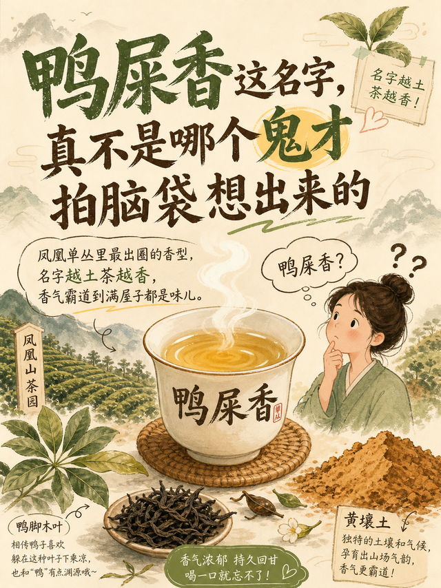 鸭屎香真不是香精茶！名字越土，茶越香