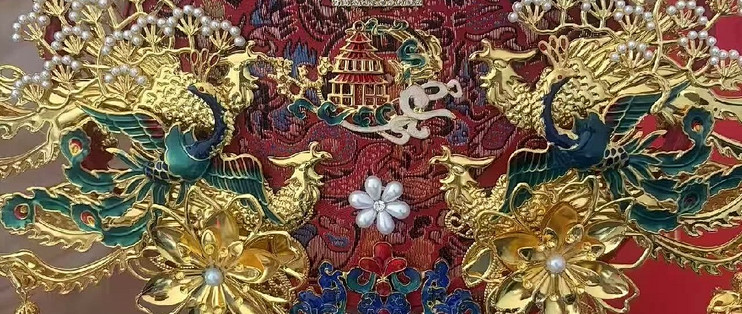 秀禾神器｜中式婚礼 C 位团扇，拍照直接封神