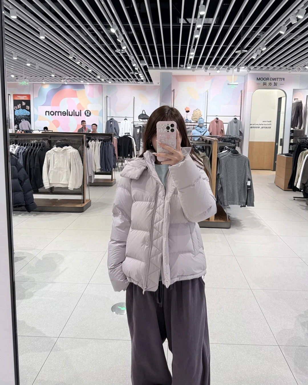 泡芙羽绒服进入