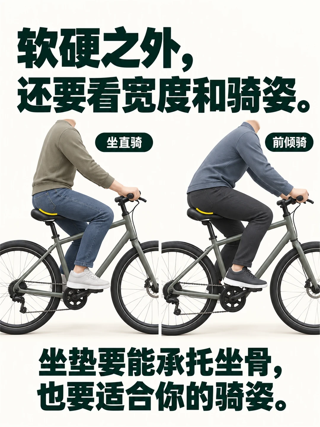 越宽越软的坐垫,越骗屁股:骑行赏味期收尾前,屁股疼请按这个顺序解决