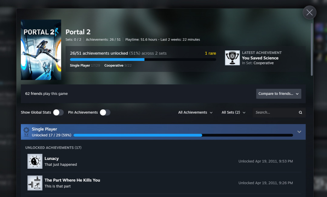 Steam成就大改:不买DLC也能100%,完美党却炸了