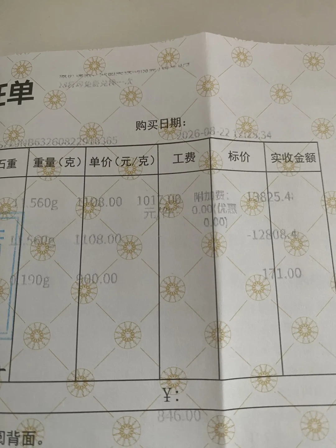 双11还没开始,金店的“0折旧、克换克”活动先来了:旧金递出去前,先把三个数对清楚