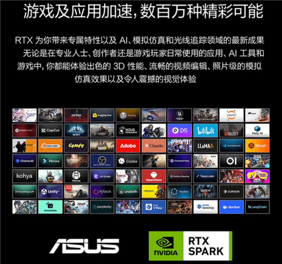 搭载英伟达RTX Spark N1X！全球首款AI智能体PC华硕ProArt创16开售：35999元起