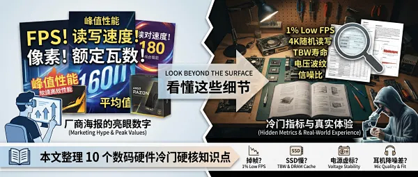 别只看参数！一篇讲透数码圈10个少有人提的冷门硬核知识点