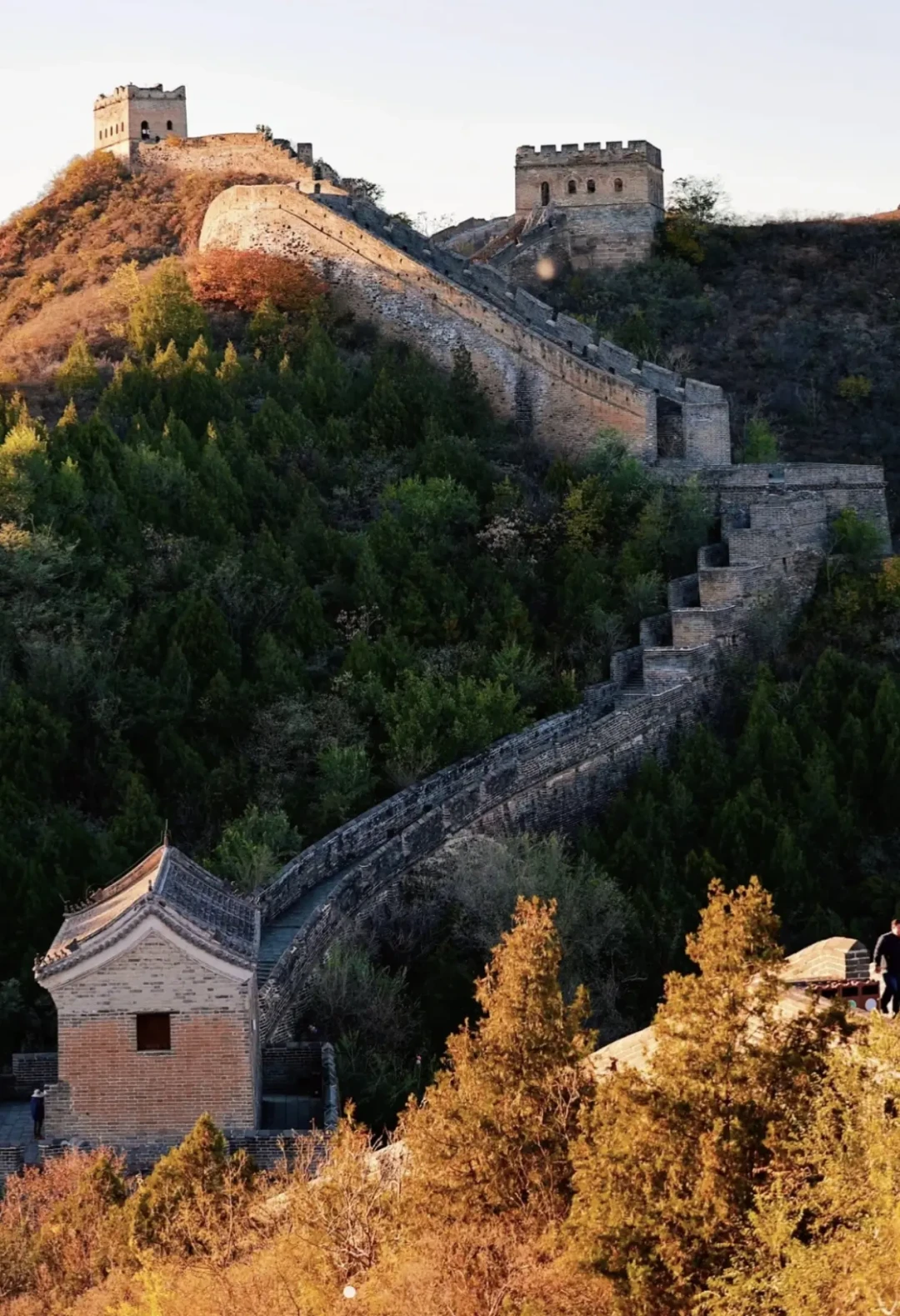 长城红叶各段差着十天:这周末八达岭正当时,慕田峪还没到时候