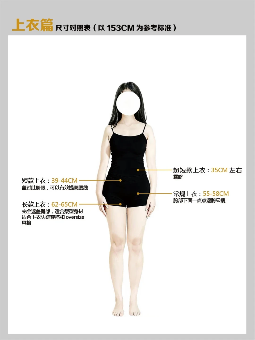38cm还是100cm?小个子双11加购前,先看衣长数字