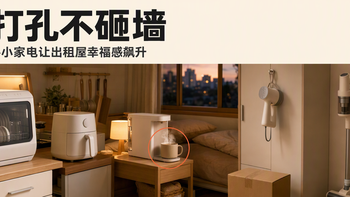不打孔不砸墙，这5件小家电让出租屋幸福感飙升