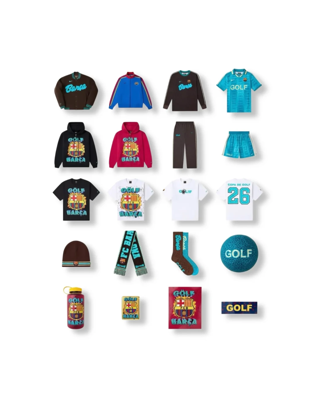 巴萨把国家德比球衣胸口换成GOLF:499.99欧限量1899件,第9期Spotify联名连价都升了