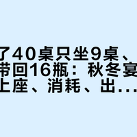 婚宴订了40桌只坐9桌、28瓶五粮液带回16瓶：秋冬宴席备酒，先把上座、消耗、出手三个系数算完