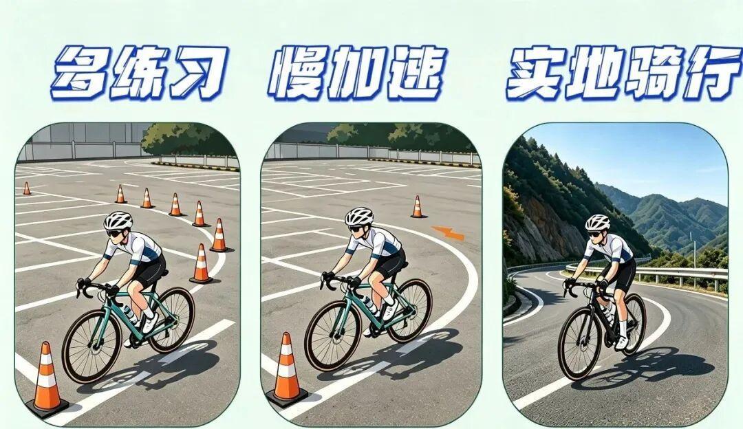 公路车摔车最多的是弯道:把这三件事在入弯前做完,弯里就不慌
