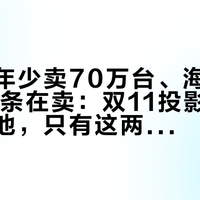 行业半年少卖70万台、海鲜市场首页16条在卖：双11投影仪价盘劈成三池，只有这两种价签是真漏