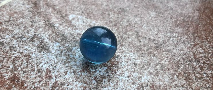 吉照堂天然海蓝宝散珠子，天然蓝水晶 DIY 手工串珠配件✨