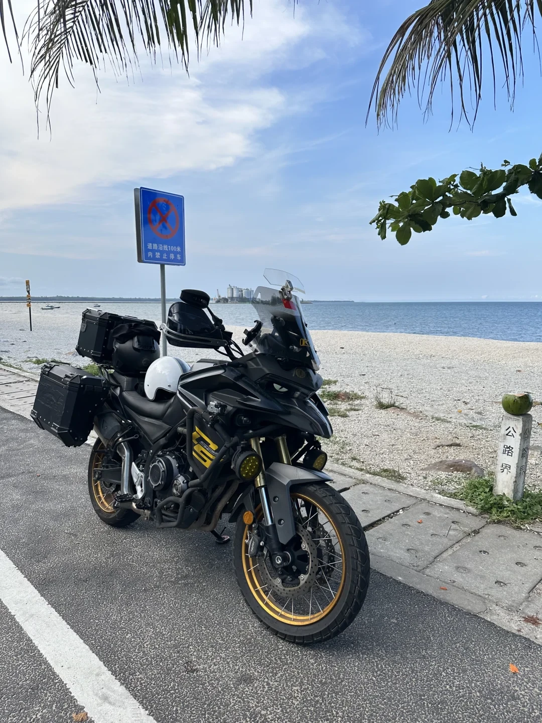 摩托南下过海四本账：琼州海峡没有