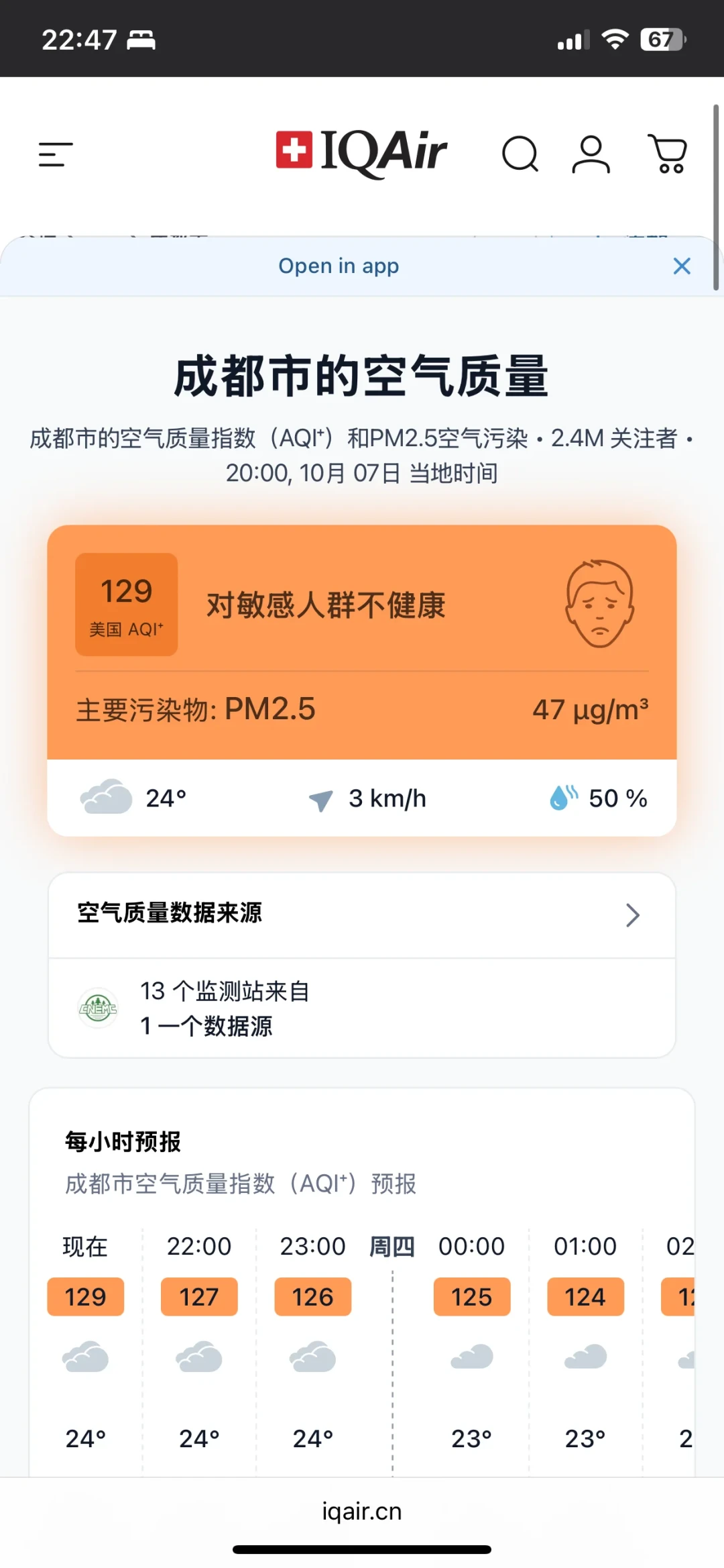 家里IQAir就爆红,手机AQI却说“良”?先疑心窗帘缝和加湿器