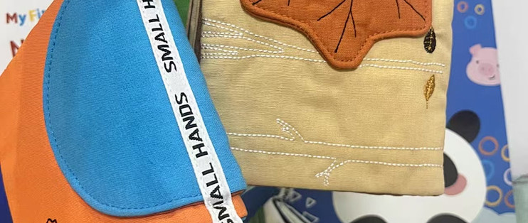 smallhands 婴儿可啃咬布书新生儿早教玩具✨