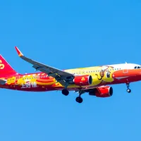 门口站着1:1刘宇宁的春秋“痛机”刷屏：这架咕咕鸟彩绘机其实已飞了5年——想坐到它，先记住注册号B-8248