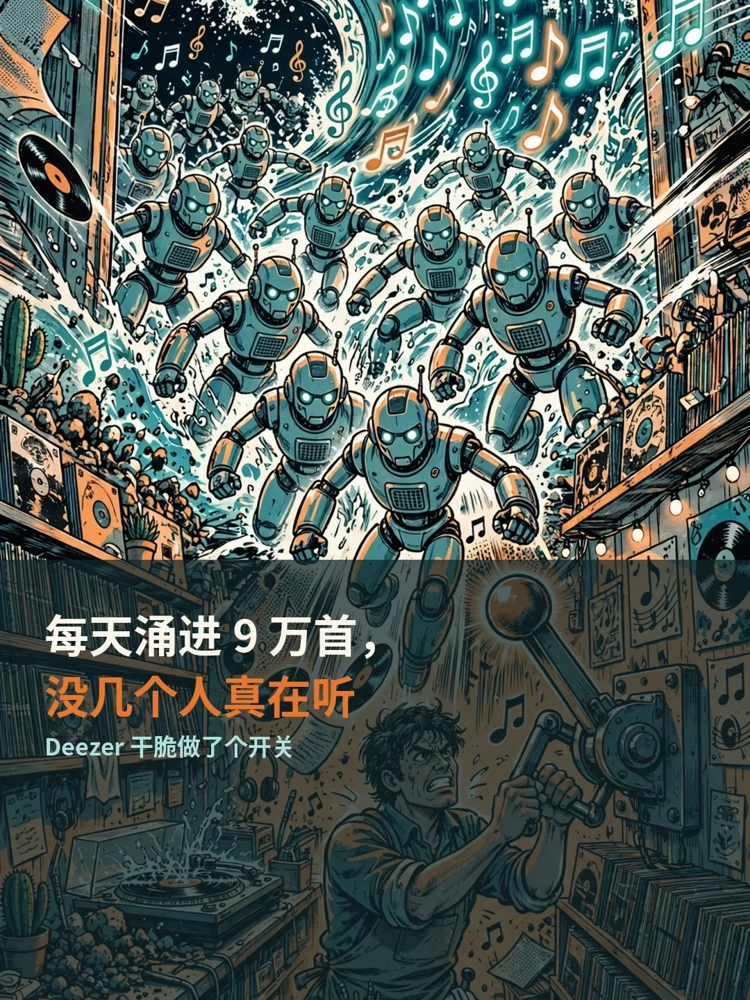 AI歌正在吃掉你的日推:Deezer刚官宣屏蔽开关、YouTube Music刚加AI标签,网易云用户什么时候等来“关闭的权利”?