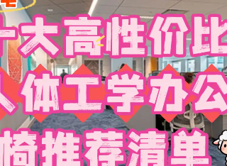 人体工学办公椅哪个牌子好？十大高性价比人体工学办公椅推荐清单
