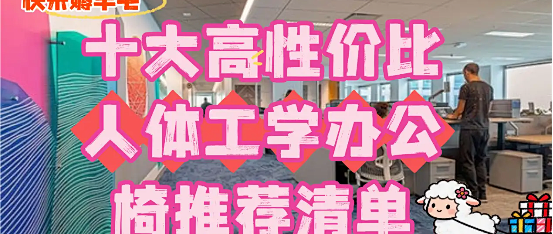 人体工学办公椅哪个牌子好？十大高性价比人体工学办公椅推荐清单