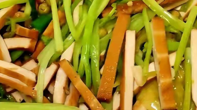 芹菜炒香干的制作步骤与技巧