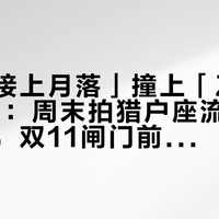 「极大接上月落」撞上「ZHR只有20」：周末拍猎户座流星雨的拍摄党，双11闸门前先把时刻、月况、参数、器材这四本账对完