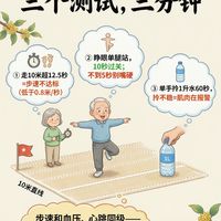 你能单脚站几秒？3个测试判断，60 岁前练回来还能甩同龄人几条街