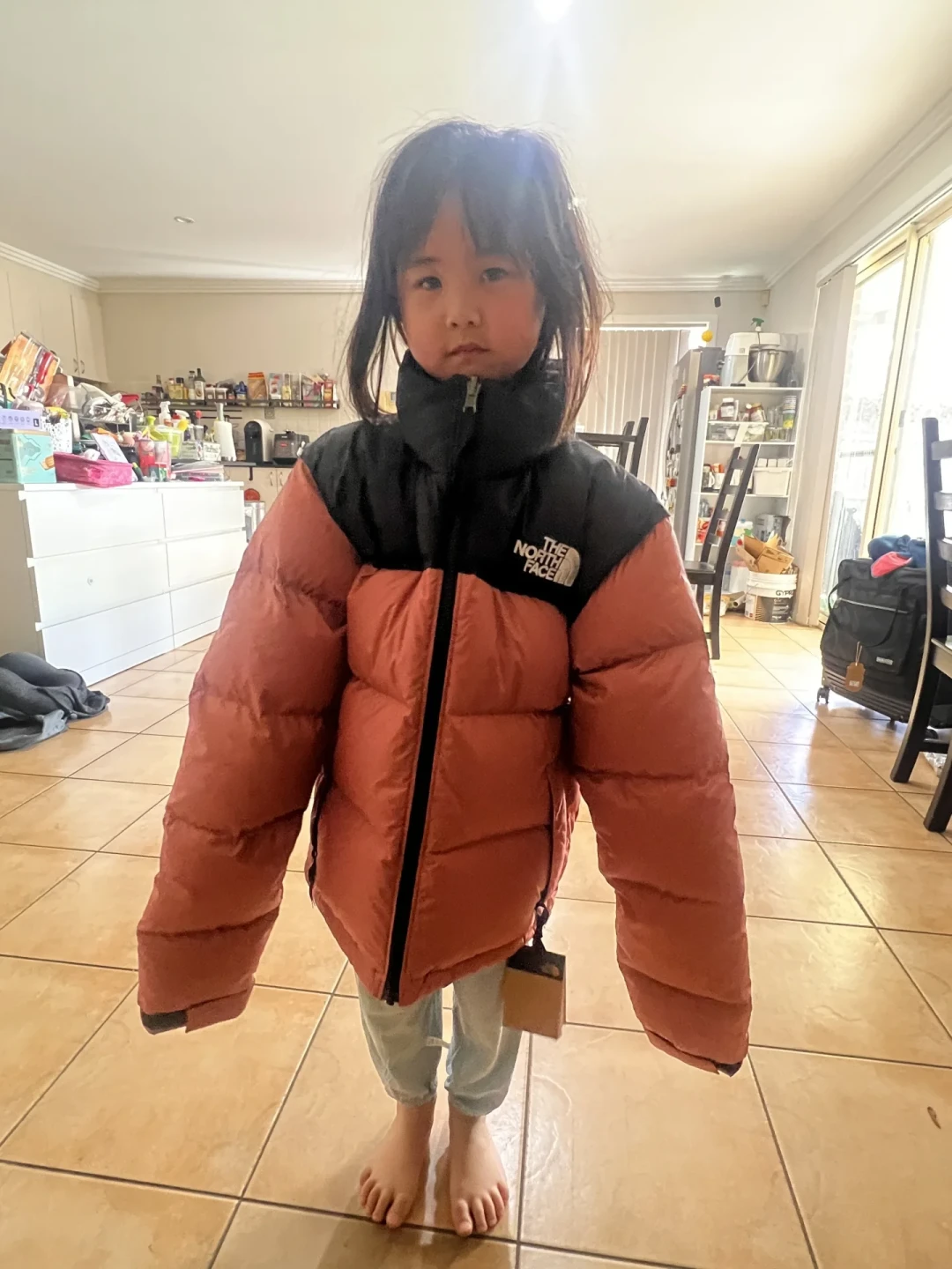 双11给娃买北面羽绒服,先对三本账:美版XS是亚洲S、大童L就到150cm、你