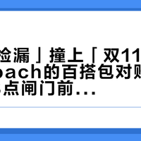 「618捡漏」撞上「双11半价」：蹲Coach的百搭包对账党，20号晚8点闸门前，先把价梯、机制、话术这三本账对完