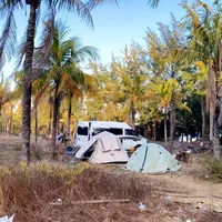 第一次营地过夜还剩5天，女儿问“晚上去哪尿尿”，地图一搜公厕最后27公里盘山路一个没有：扒完「埋掉派」和「带走派」的帖子，先给营地打了通0元电话，定了个十几块的折叠凳和一卷降解袋，全套不到五十