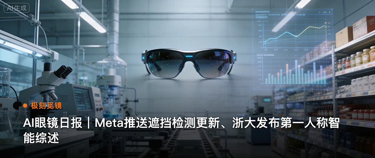 极刻觅镜 | AI眼镜日报｜Meta推送遮挡检测更新…