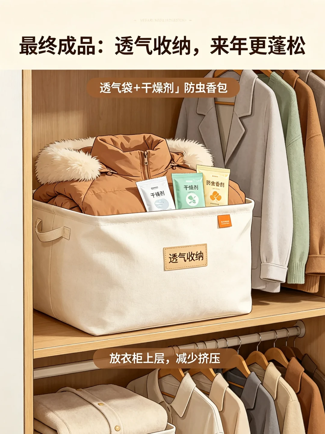 6件羽绒服被压缩袋压扁压皱,她救回了七八成:光靠拍打可不够
