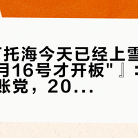 『"可可托海今天已经上雪"撞上"万龙下月16号才开板"』：双11雪具对账党，20号晚8点闸门前，先把价梯、新旧、退路这三本账对完