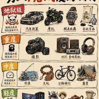 男生最烧钱的13个爱好，钓鱼才排中度？网友：真正吞金兽没上榜！