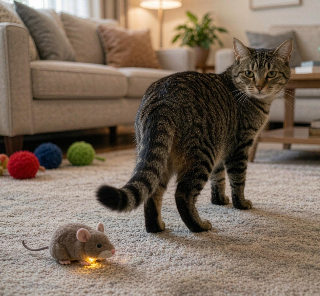 逗猫棒晃两分钟,猫扭头就走?问题多半不在猫