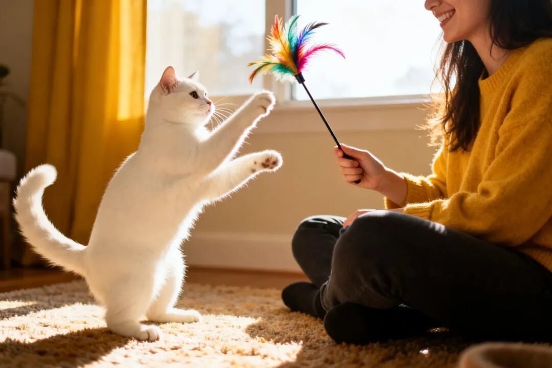 逗猫棒晃两分钟,猫扭头就走?问题多半不在猫