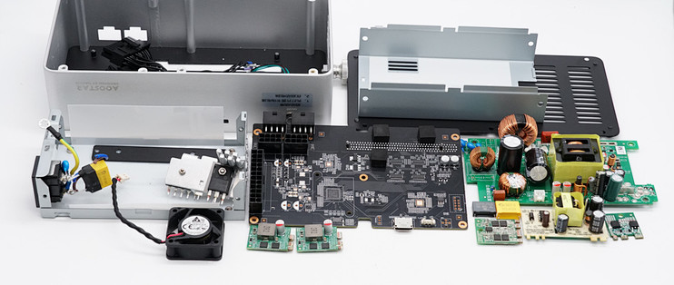 支持PCIe4.0*4带宽，天钡AG01显卡扩展坞拆解
