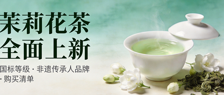 茉莉花茶全面上新：一篇讲清国标等级、非遗传承人品牌和购买清单