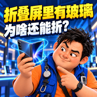 折叠屏里有玻璃,为啥还能折?