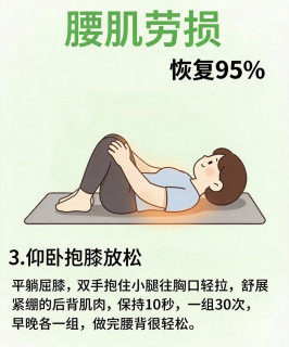 腰肌劳损的朋友每天坚持这四个动作