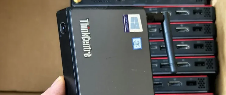 仅0.35L大牌洋垃圾八代8G内存商用小主机，支持双M2及一线通！