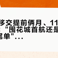 10.16移交提前俩月、11.22南沙首航："囤花城首航还是蹲魔都1588尾单"的邮轮党，11.20大促收口前，先把价梯、船账、规则这三本账对完