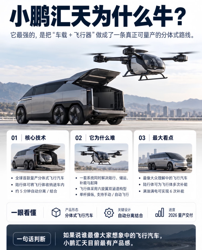 小鹏汇天新能源车