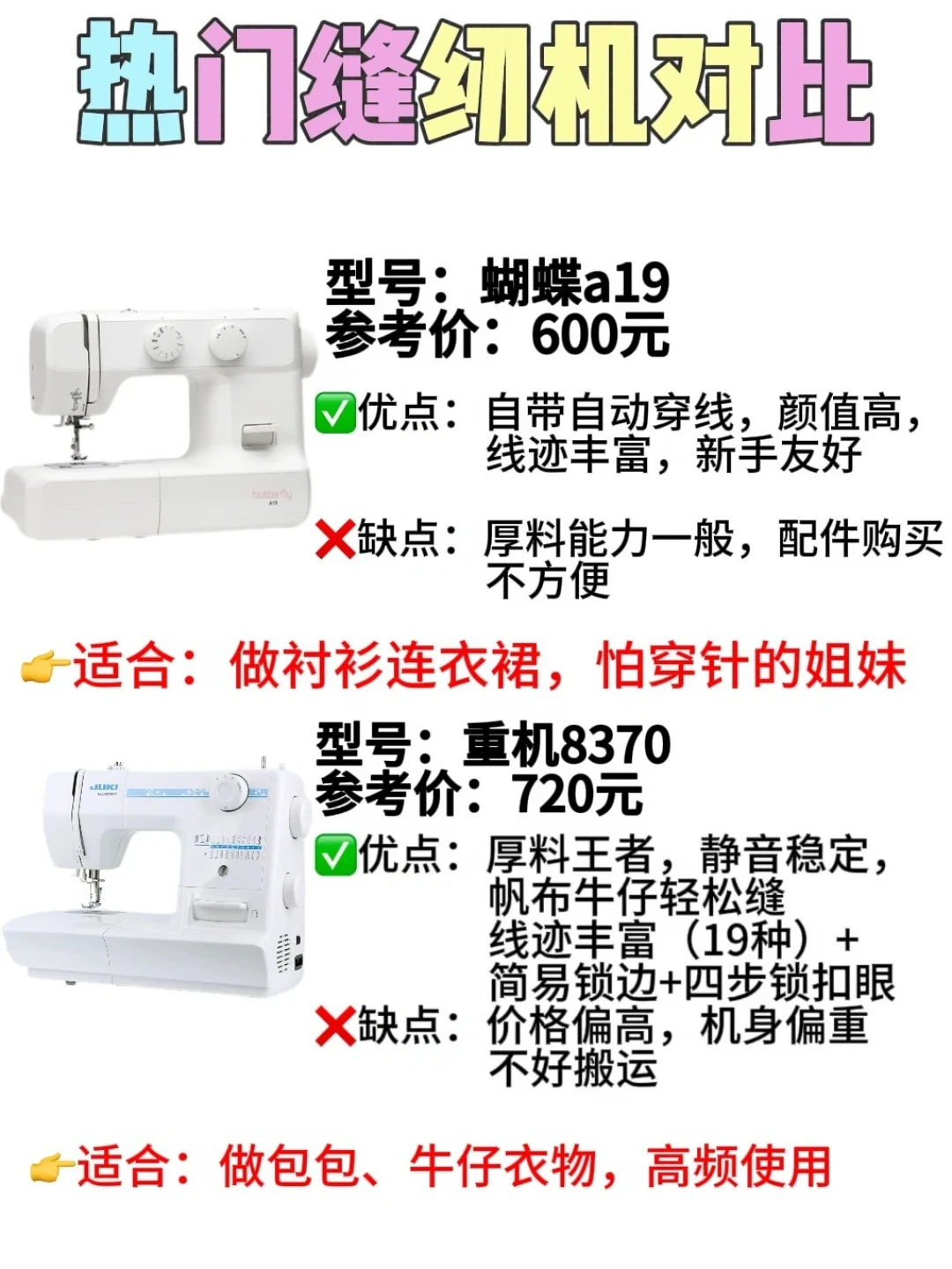缝纫机退坑潮比大促先到:20条出二手帖里,藏着4个下单前的坑