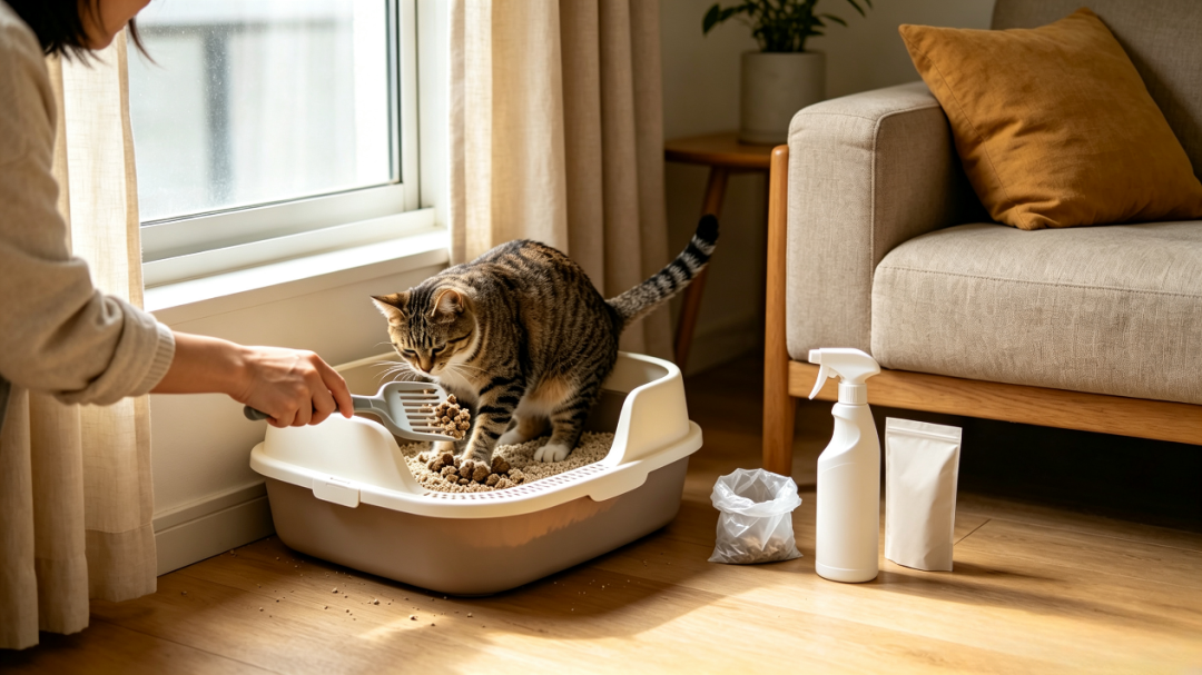暖气一开、窗一关,猫味就重了?先分清来源再选对方法