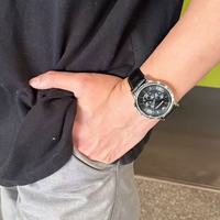 秋季通勤男表盯这块：阿玛尼AR11820黑盘皮带👔